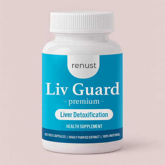 Renust Fatty Liver Detox Capsules - Premium Liv Guard Capsules