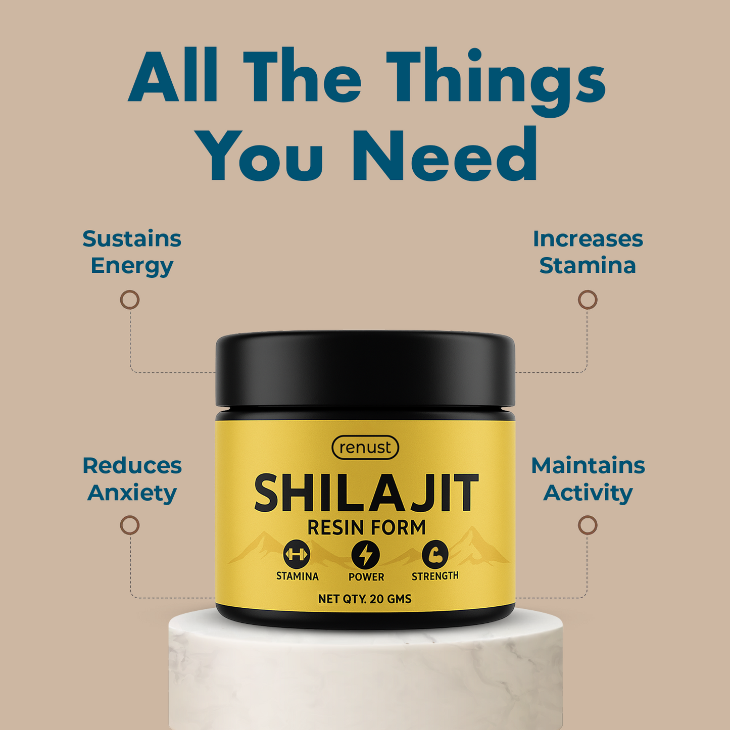 Renust's Shilajit Resin