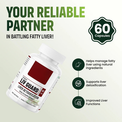 Renust Fatty Liver Detox Capsules - Premium Liv Guard Capsules
