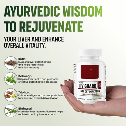 Renust Fatty Liver Detox Capsules - Premium Liv Guard Capsules